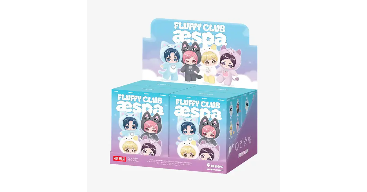 PREVENTA) AESPA - FLUFFY CLUB SERIES VINYL PLUSH DOLL PENDA