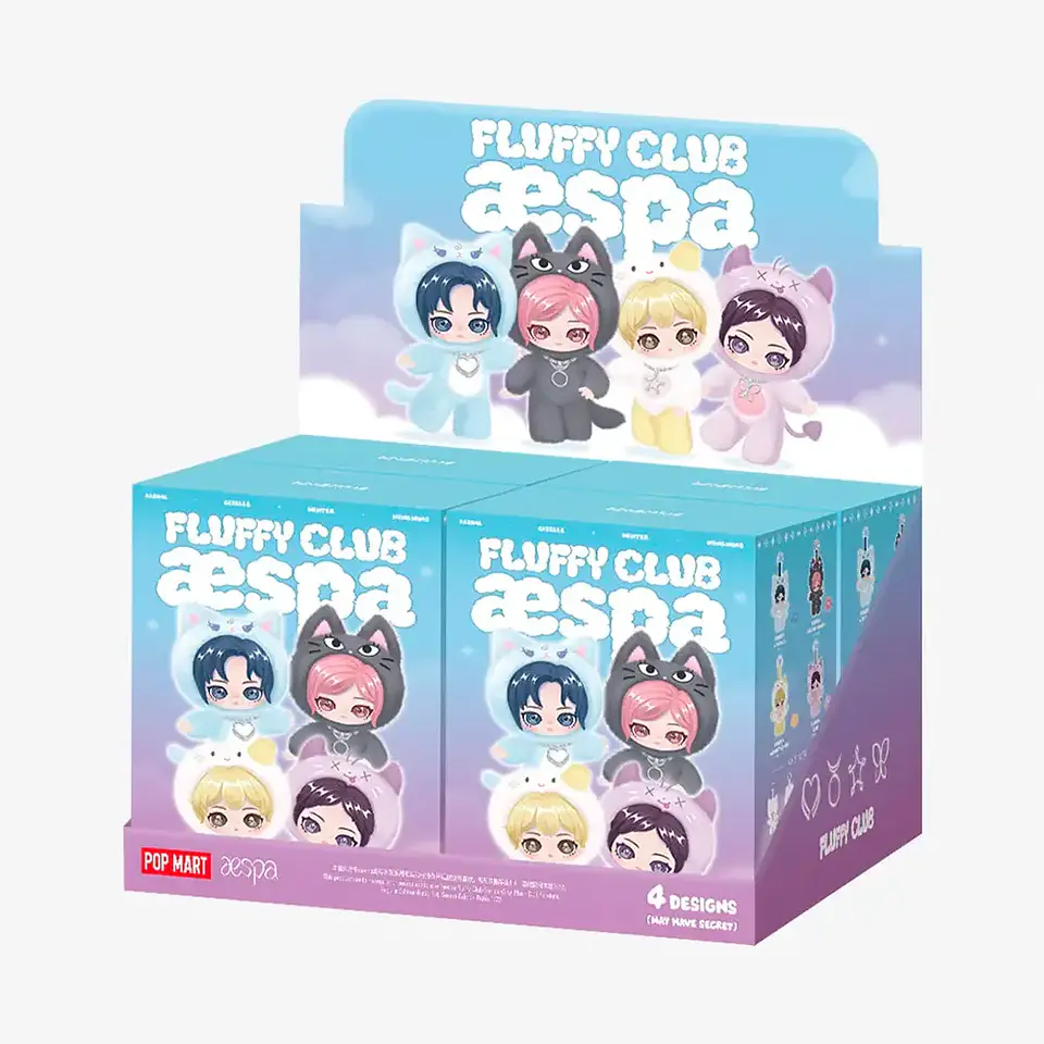 (PREVENTA) AESPA - FLUFFY CLUB SERIES VINYL PLUSH DOLL PENDANT (RANDOM) 1