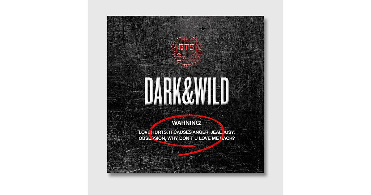 BTS - 1st Album DARK AND WILD | Tienda Humo