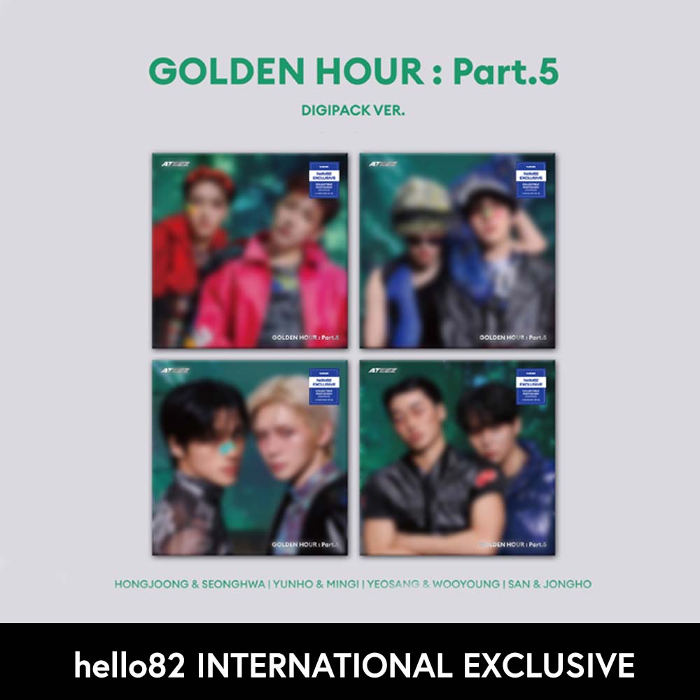 ALBUM ATEEZ - GOLDEN HOUR : PT 5 (DIGIPACK Ver. UNIT) hello8