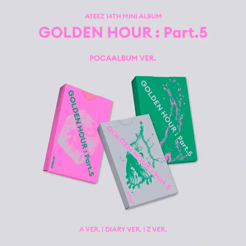(PREVENTA) ALBUM ATEEZ - GOLDEN HOUR : PT 5 (POCAALBUM Ver.)  1