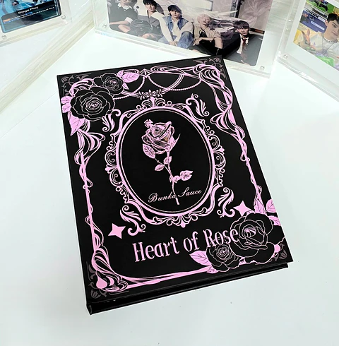 BINDER A5 "HEART OF ROSE"