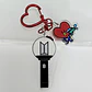 LLAVERO ACRILICO LIGHTSTICK + BT21 