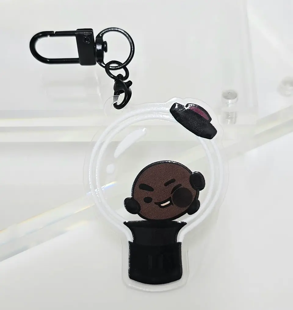 LLAVERO ACRILICO BT21 LIGHTSTICK 3