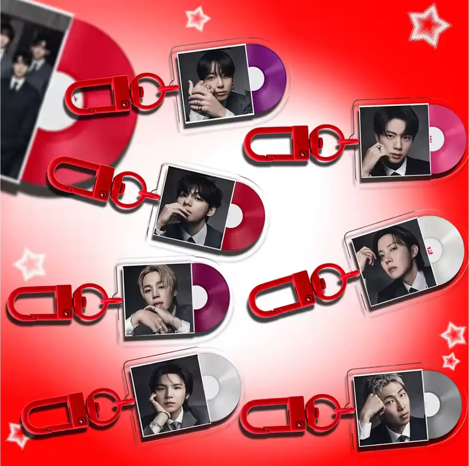 LLAVERO ACRILICO BTS ARIRANG VINILO 1