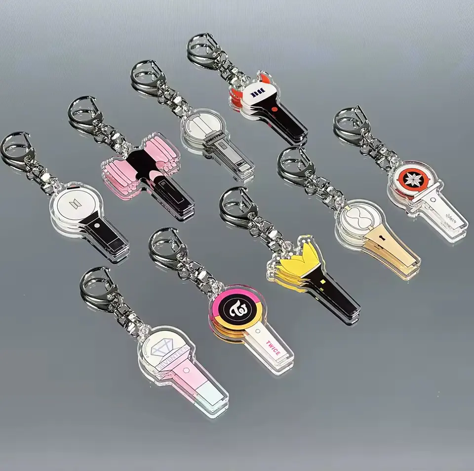 LLAVERO ACRILICO LIGHTSTICK KPOP 1