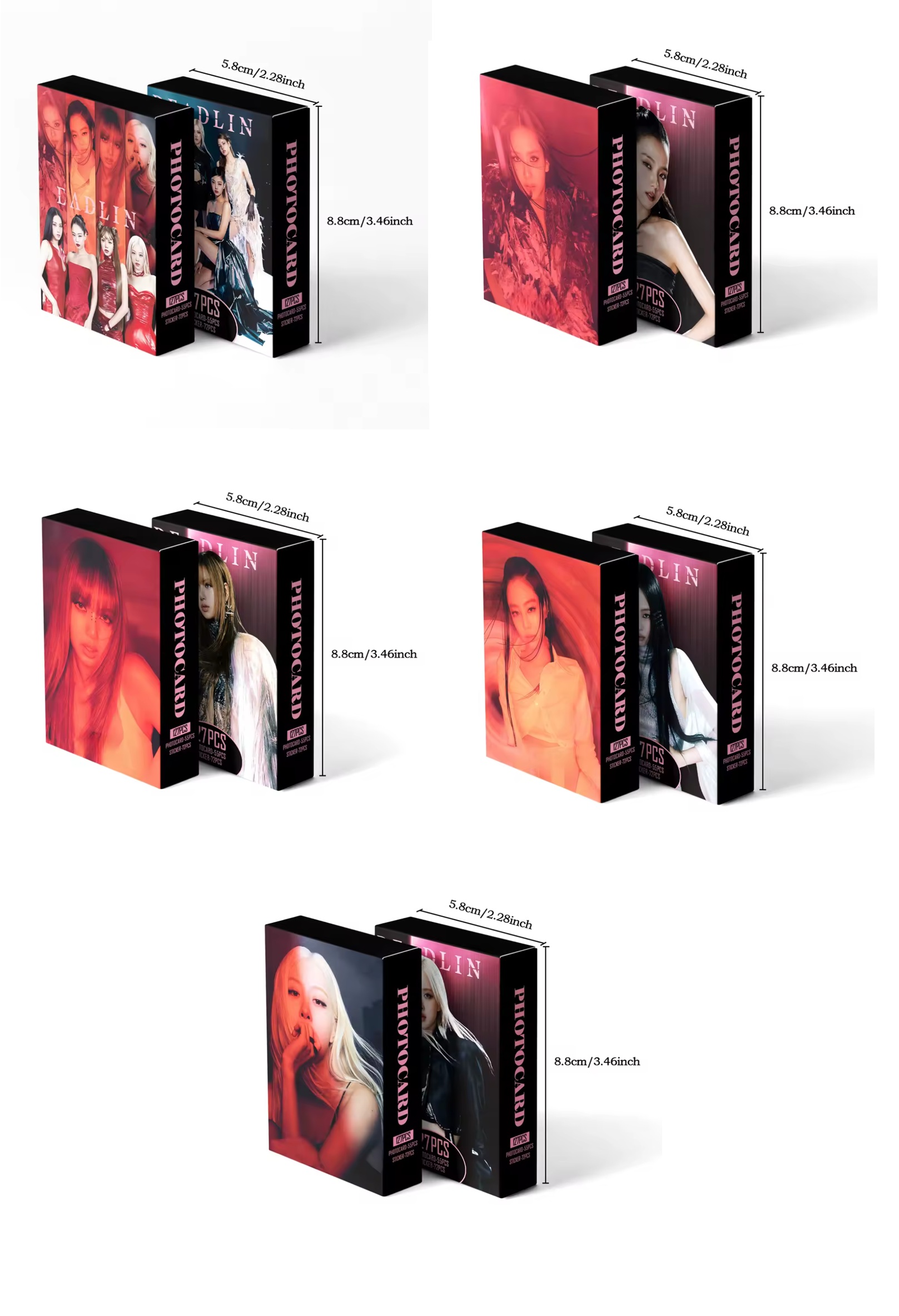 LOMOCARD BLACK PINK - DEADLINE