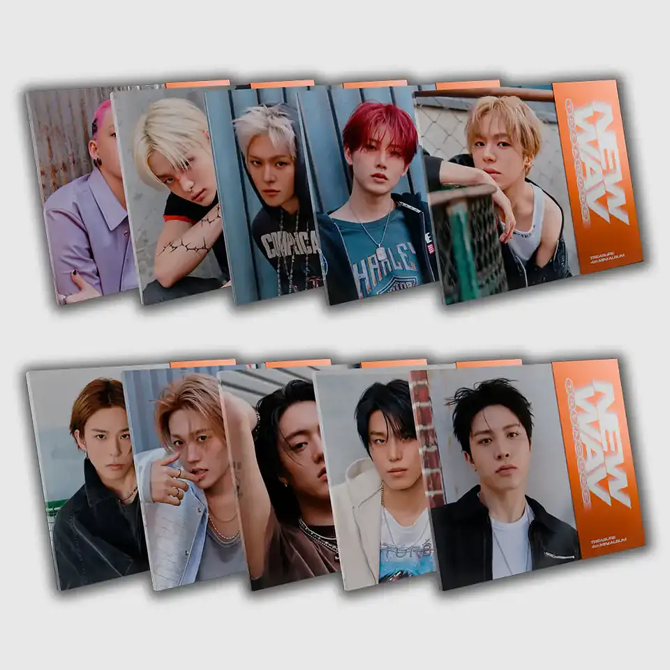 TREASURE - NEW WAV RAW VER. (RANDOM) 1