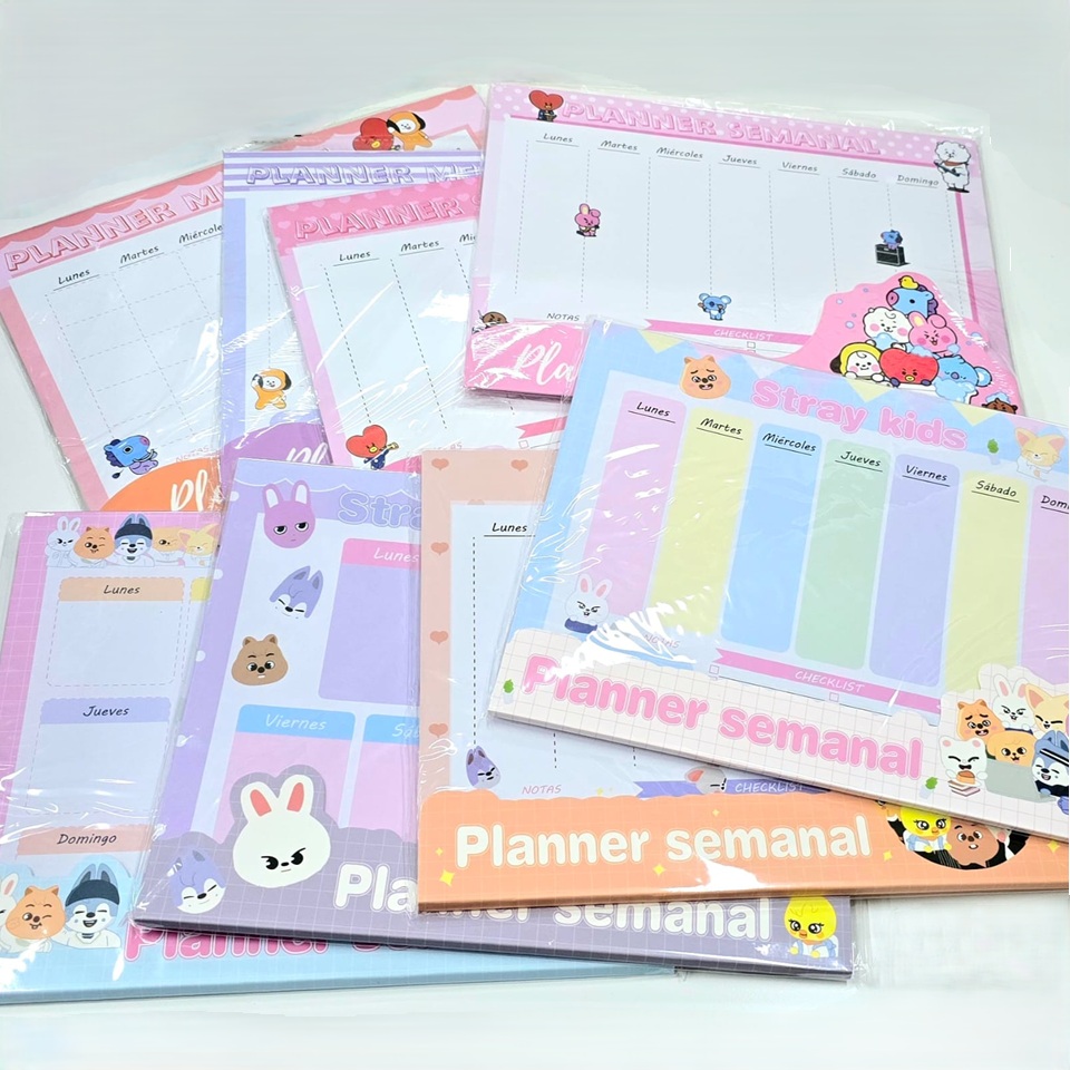 PLANNER KPOP VARIEDADES