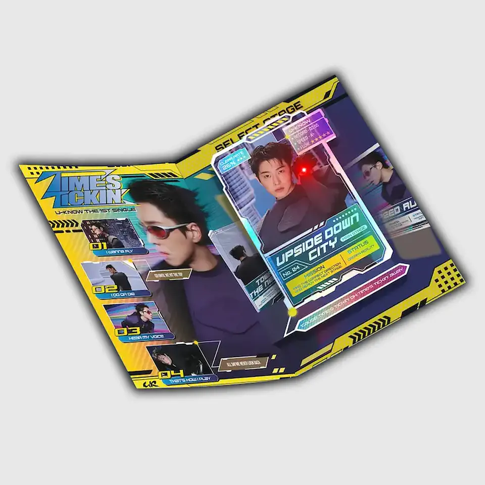 U-KNOW - TIME'S TICKIN' (MUSIC CARD Ver.) SMART ALBUM 1