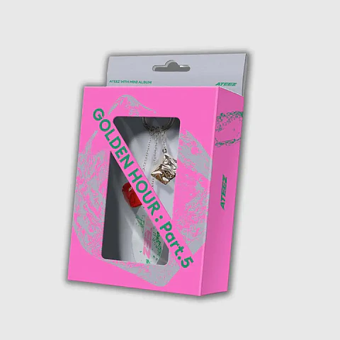 ALBUM ATEEZ - GOLDEN HOUR : PT 5 (KEY CHAIN Ver.)