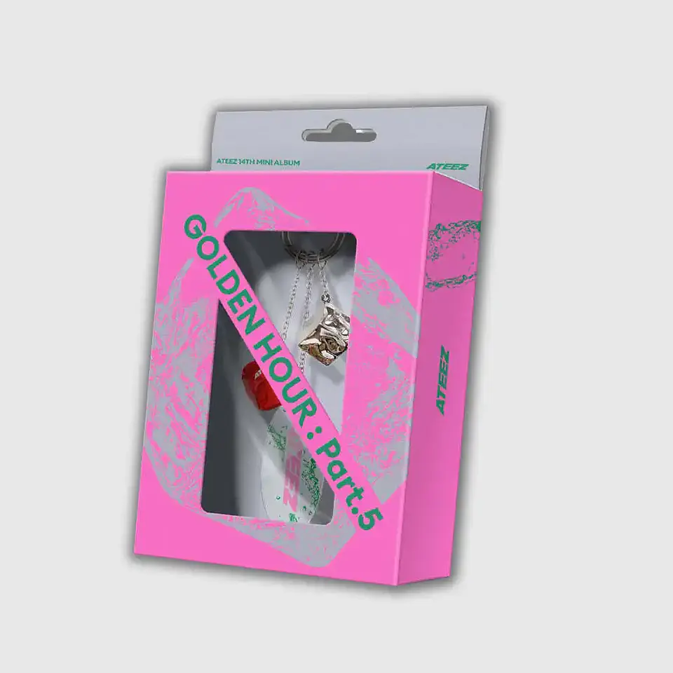ALBUM ATEEZ - GOLDEN HOUR : PT 5 (KEY CHAIN Ver.) 1