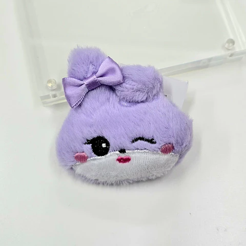 PLUSH KEYRING BLACK PINK MINI HEAD ALTERNATIVO