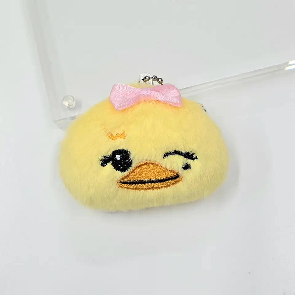PLUSH KEYRING BLACK PINK MINI HEAD ALTERNATIVO 3