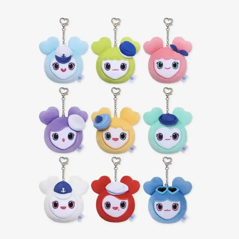 (PREVENTA) TWICE - THIS IS FOR WORLD TOUR FINALE in SEOUL MD LOVELY FACE KEYRING MARINE Ver. 1