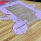 CARD HOLDER ACRILICO 