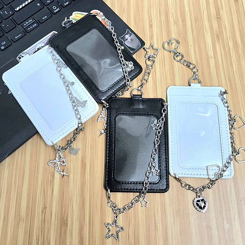 CARD HOLDER ECOCUERO "+CADENA"