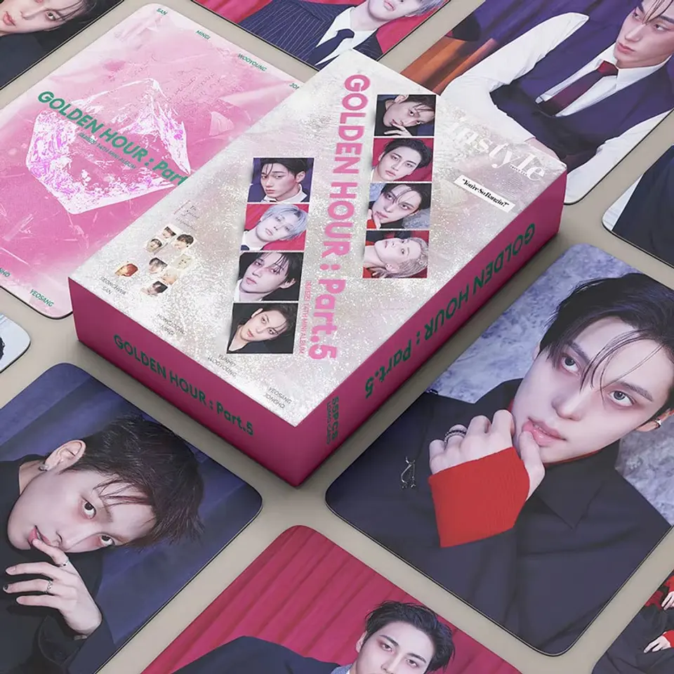 LOMOCARD ATEEZ - GOLDEN HOUR PART:5 1