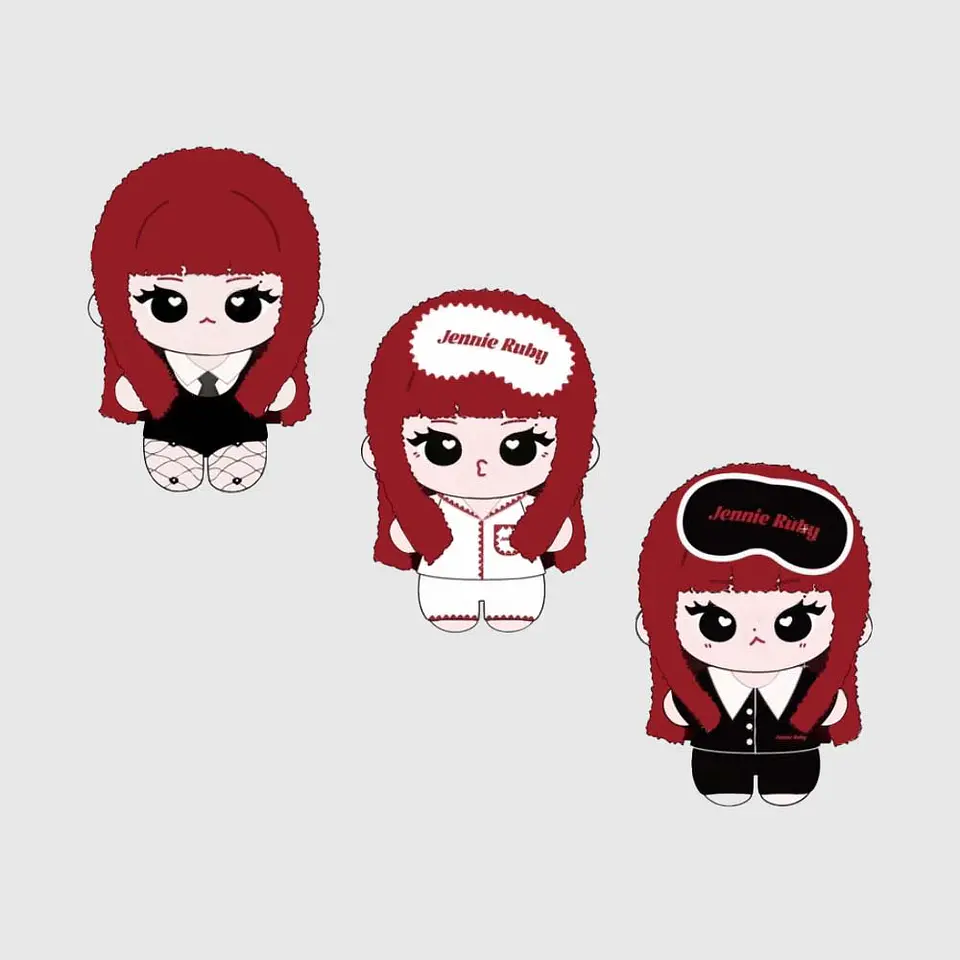 JENNIE RUBY COLLECTION PLUSH KEYRING  1
