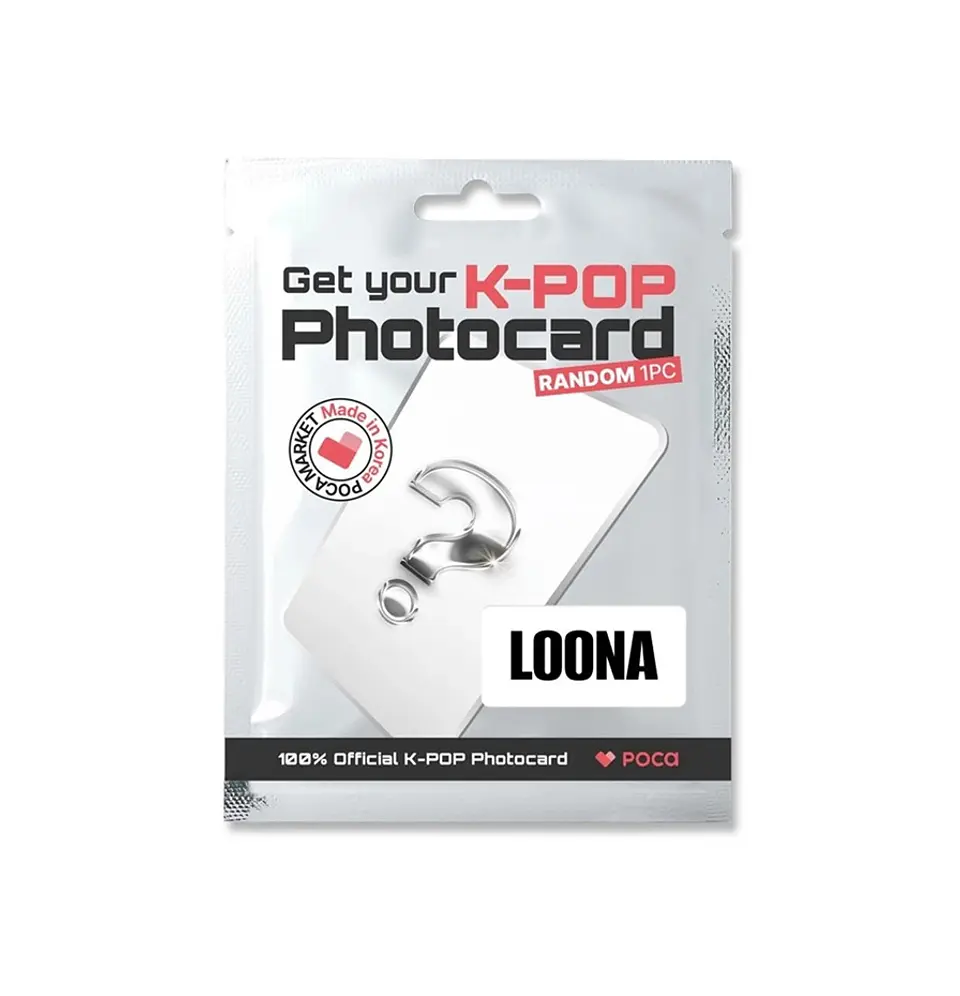 POCAMARKET OFFICIAL PHOTOCARD RANDOM GIRLS GROUPS 10