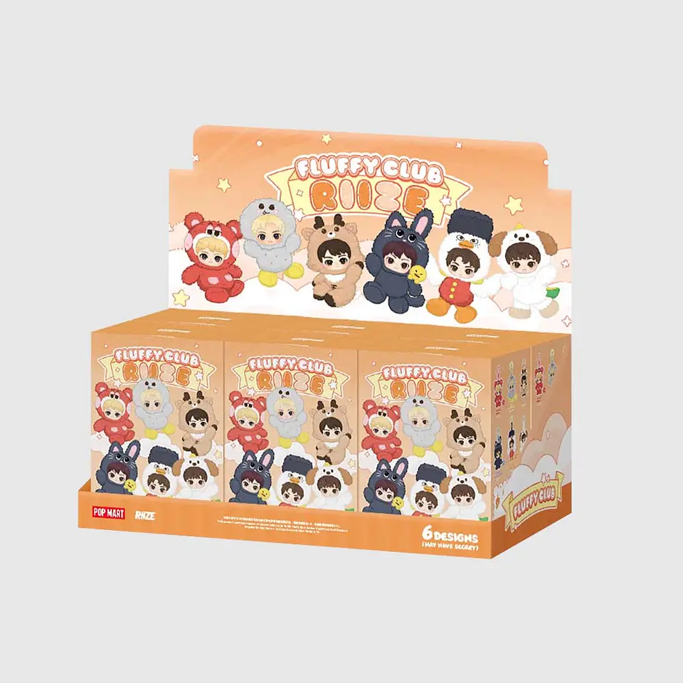 RIIZE - FLUFFY CLUB SERIES VINYL PLUSH DOLL PENDANT (RANDOM) 1