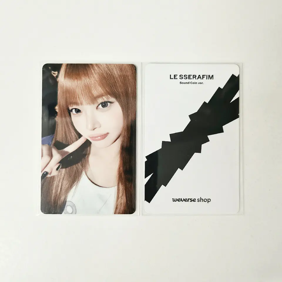 LE SSERAFIM - SOUND COIN ALBUM WEVERSE SHOP POB 6