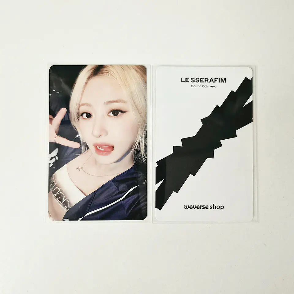 LE SSERAFIM - SOUND COIN ALBUM WEVERSE SHOP POB 4