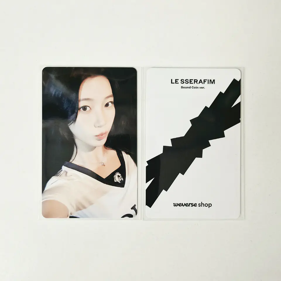 LE SSERAFIM - SOUND COIN ALBUM WEVERSE SHOP POB 5