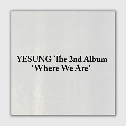 (PREVENTA) YESUNG - WHERE WE ARE  (SMini Ver.) 