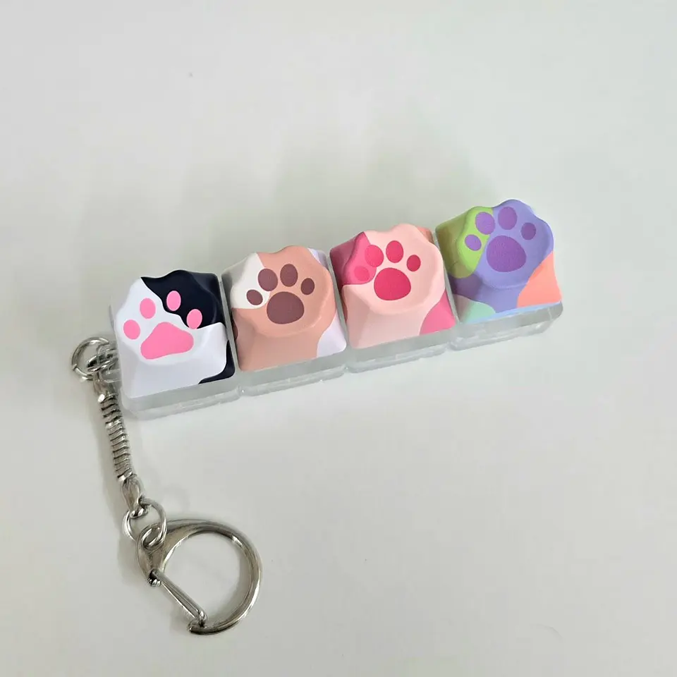 LLAVERO TECLAS - PATITAS 5