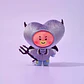 BT21 OFFICIAL - PLUSH ANGEL & VILLAIN - Miniatura 8