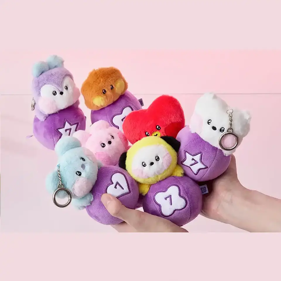 BT21 OFFICIAL -  MININI PLUSH KEYRING LUCKY GATCHA 1