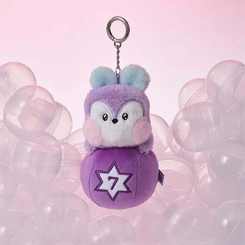BT21 OFFICIAL -  MININI PLUSH KEYRING LUCKY GATCHA