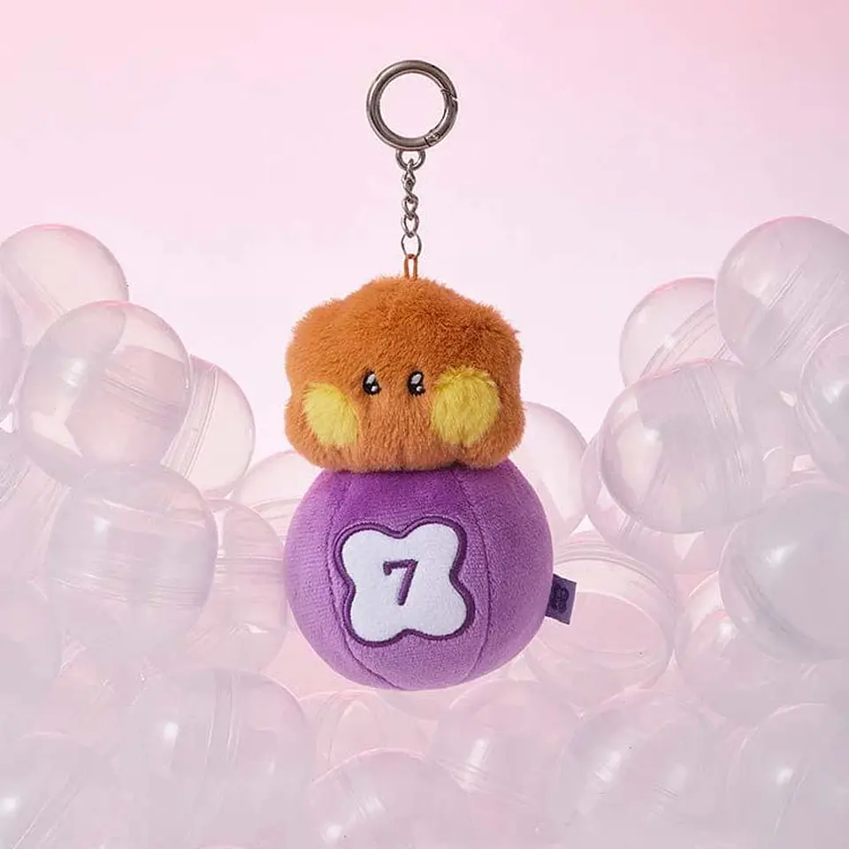 BT21 OFFICIAL -  MININI PLUSH KEYRING LUCKY GATCHA 6