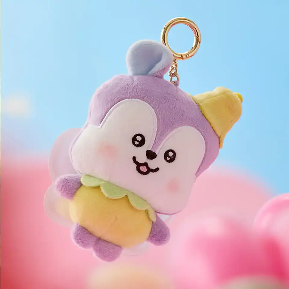 BT21 OFFICIAL - BABY PLUSH KEYRING SPRING FAIRY MANG 1