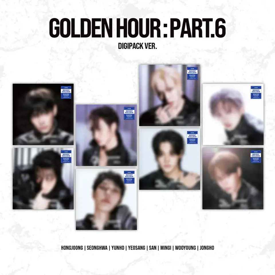 (PREVENTA) ATEEZ - GOLDEN HOUR Part. 6 (Member Digipack Ver.) 82EVENT Exclusive 1