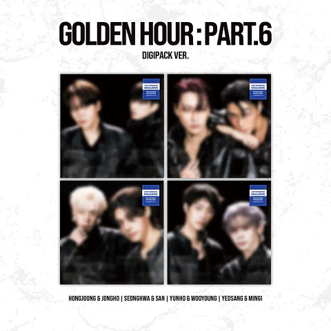 (PREVENTA) ATEEZ - GOLDEN HOUR Part. 6 (Digipack UNIT Ver.) UNIT DIGIPACK Exclusive