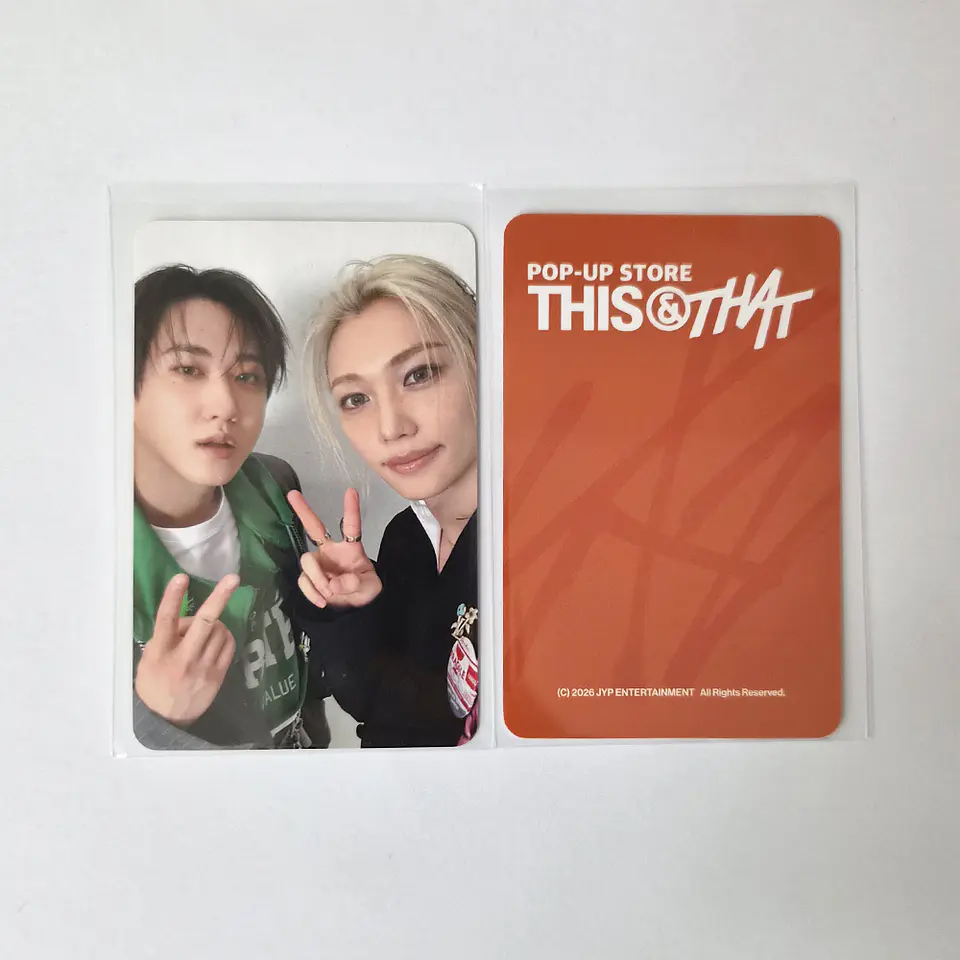 STRAY KIDS - THIS & THAT SOUNDWAVE POP UP LUCKYDRAW WEEK 1 UNIT 3