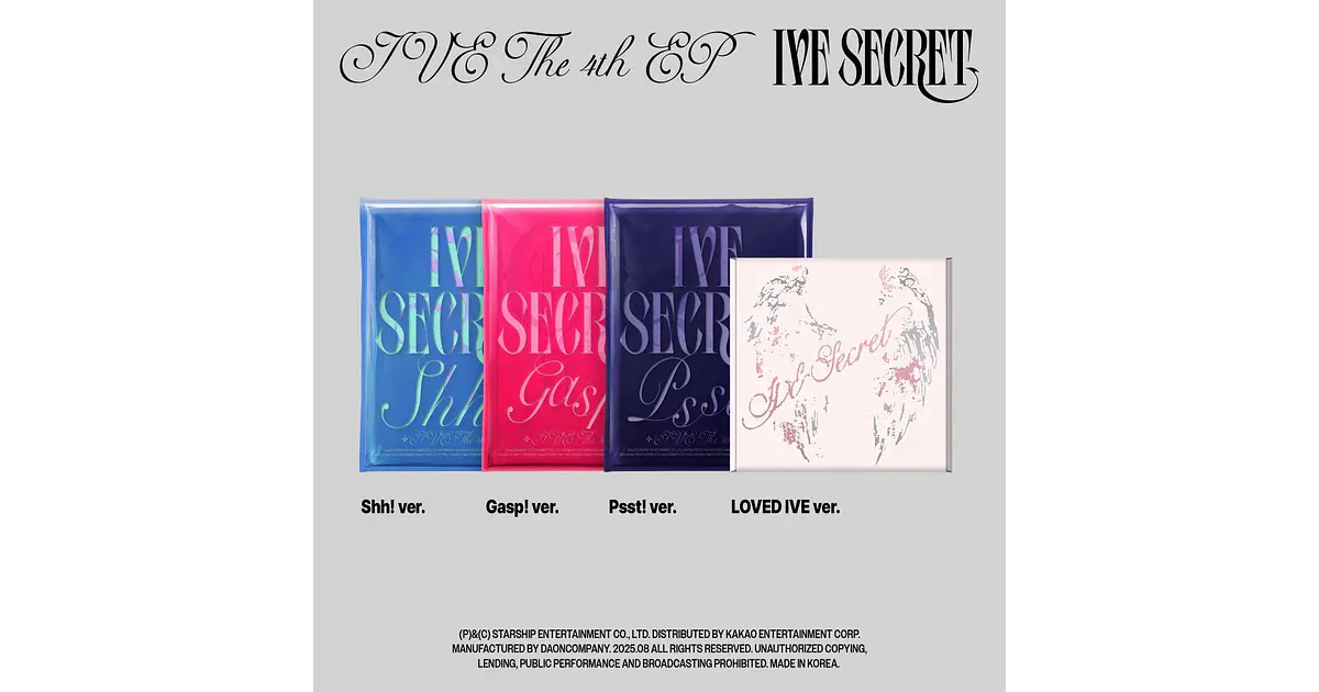 IVE - IVE SECRET (STANDARD VER.)