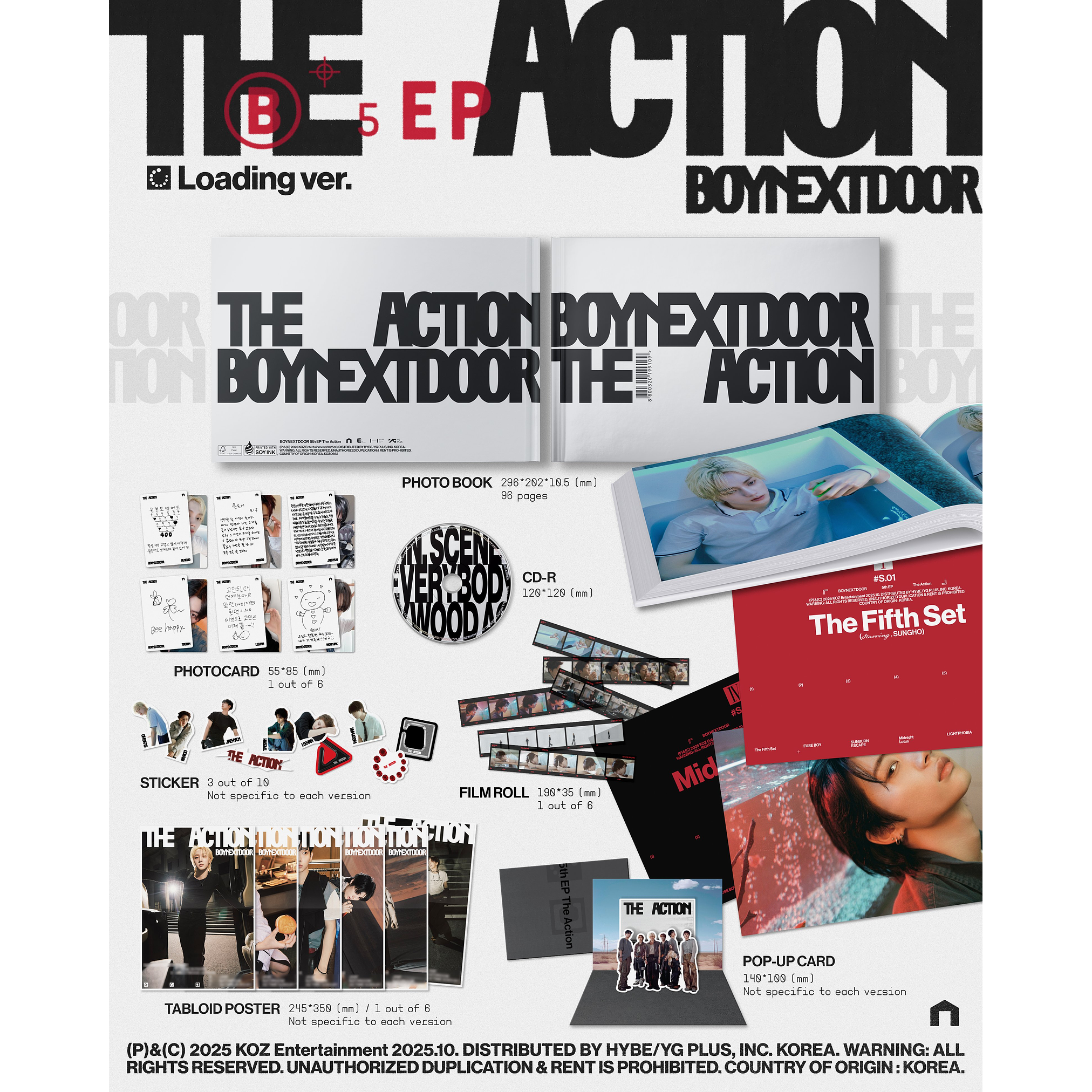 BOYNEXTDOOR - THE ACTION (STANDARD VER.)  6