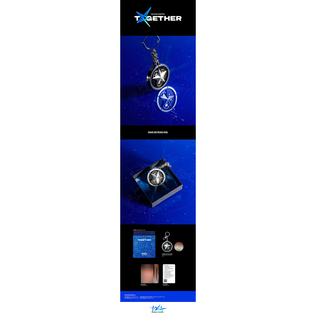 TOMORROW X TOGETHER - THE STAR CHAPTER: TOGETHER (STAR KEYRING VER.) 2