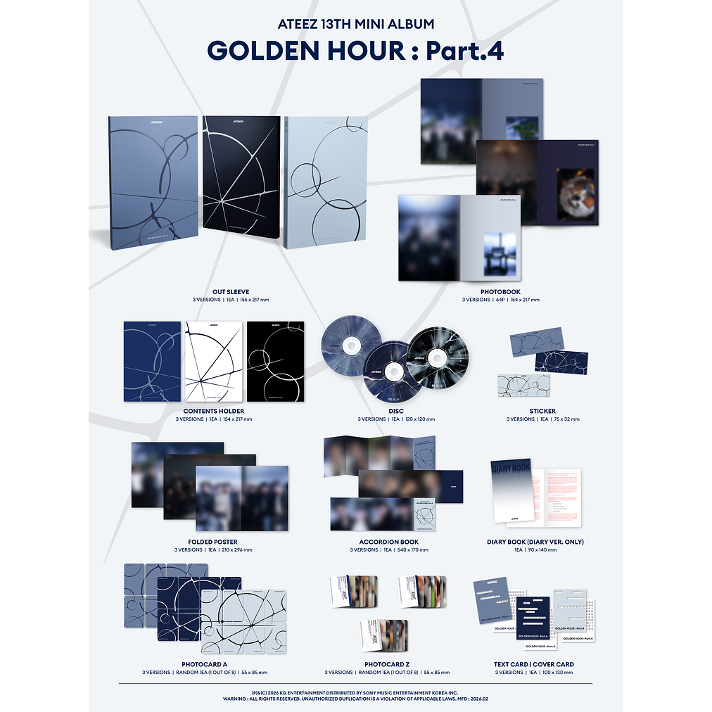 [PRE-VENTA] ATEEZ - GOLDEN HOUR: PART 4 5
