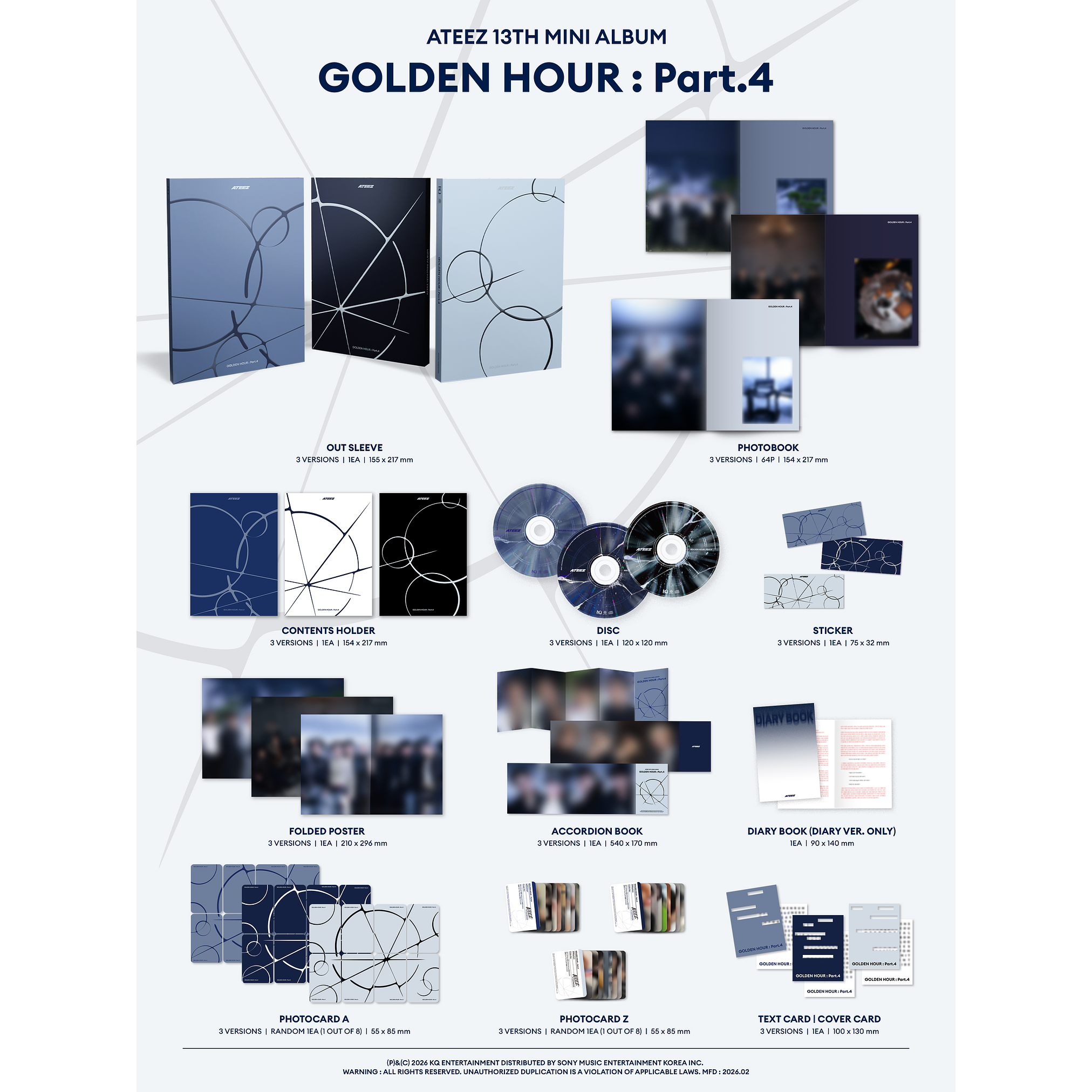[PRE-VENTA] ATEEZ - GOLDEN HOUR: PART 4 5