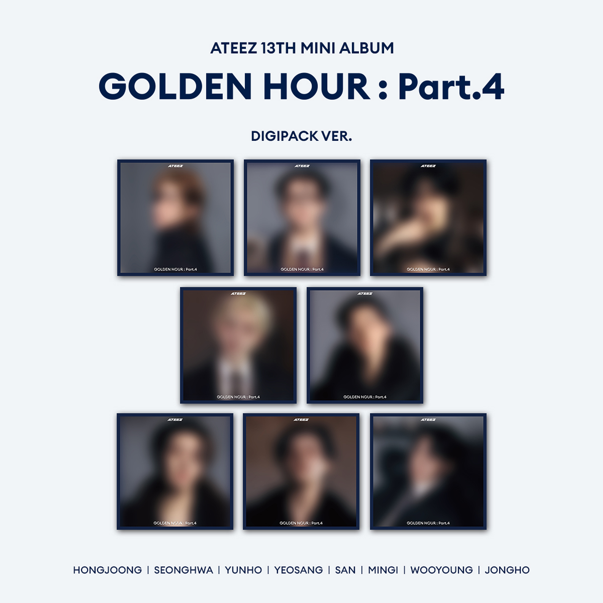 [PRE-VENTA] ATEEZ - GOLDEN HOUR: PART 4 (DIGIPACK VER.) 1