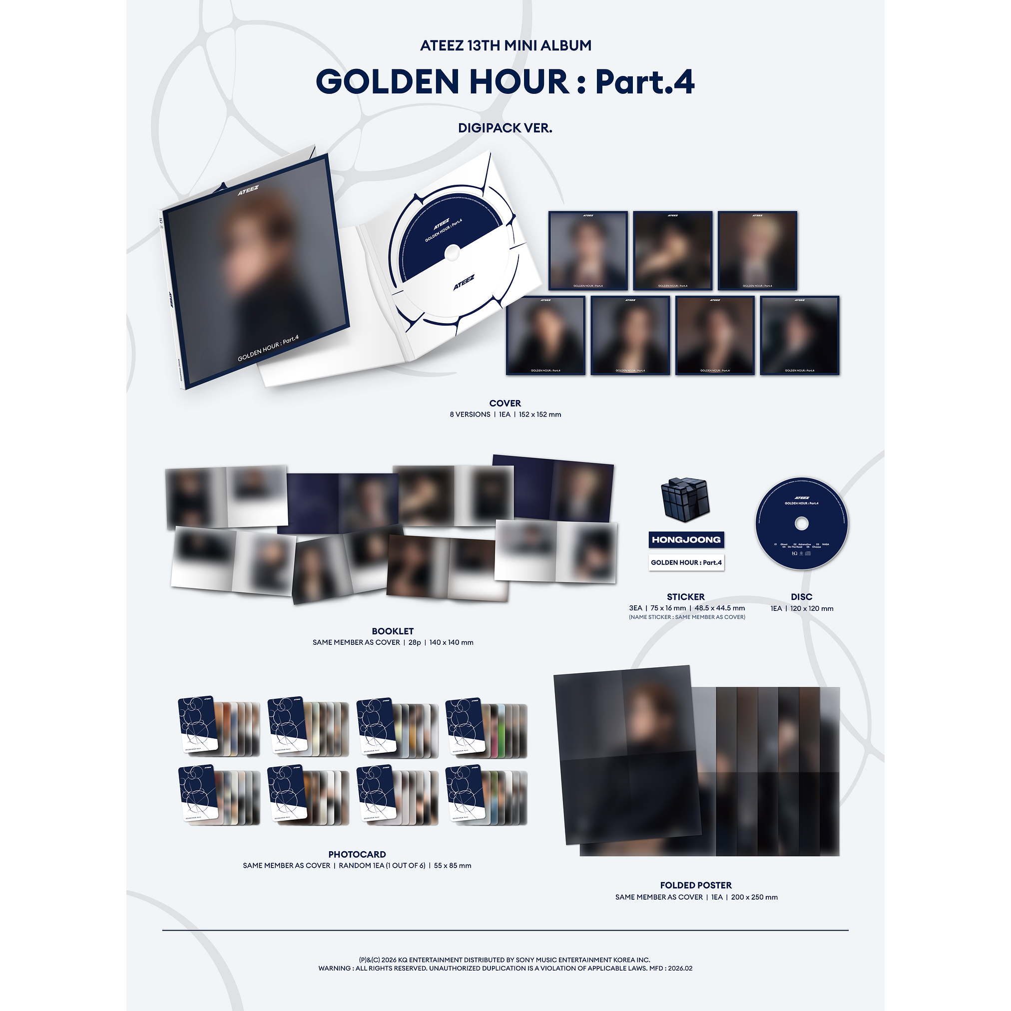 [PRE-VENTA] ATEEZ - GOLDEN HOUR: PART 4 (DIGIPACK VER.) 2