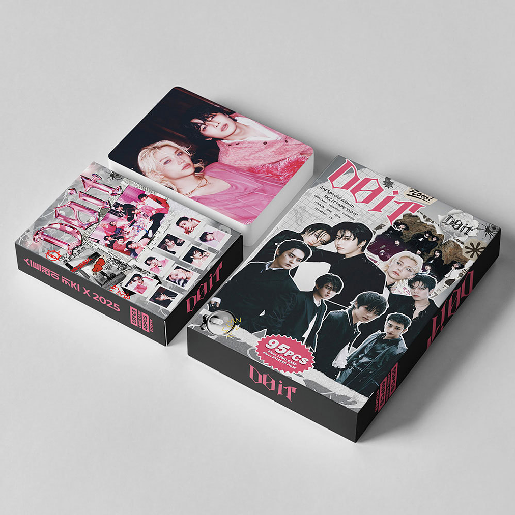 LOMOCARDS STRAY KIDS - DO IT PINK 6