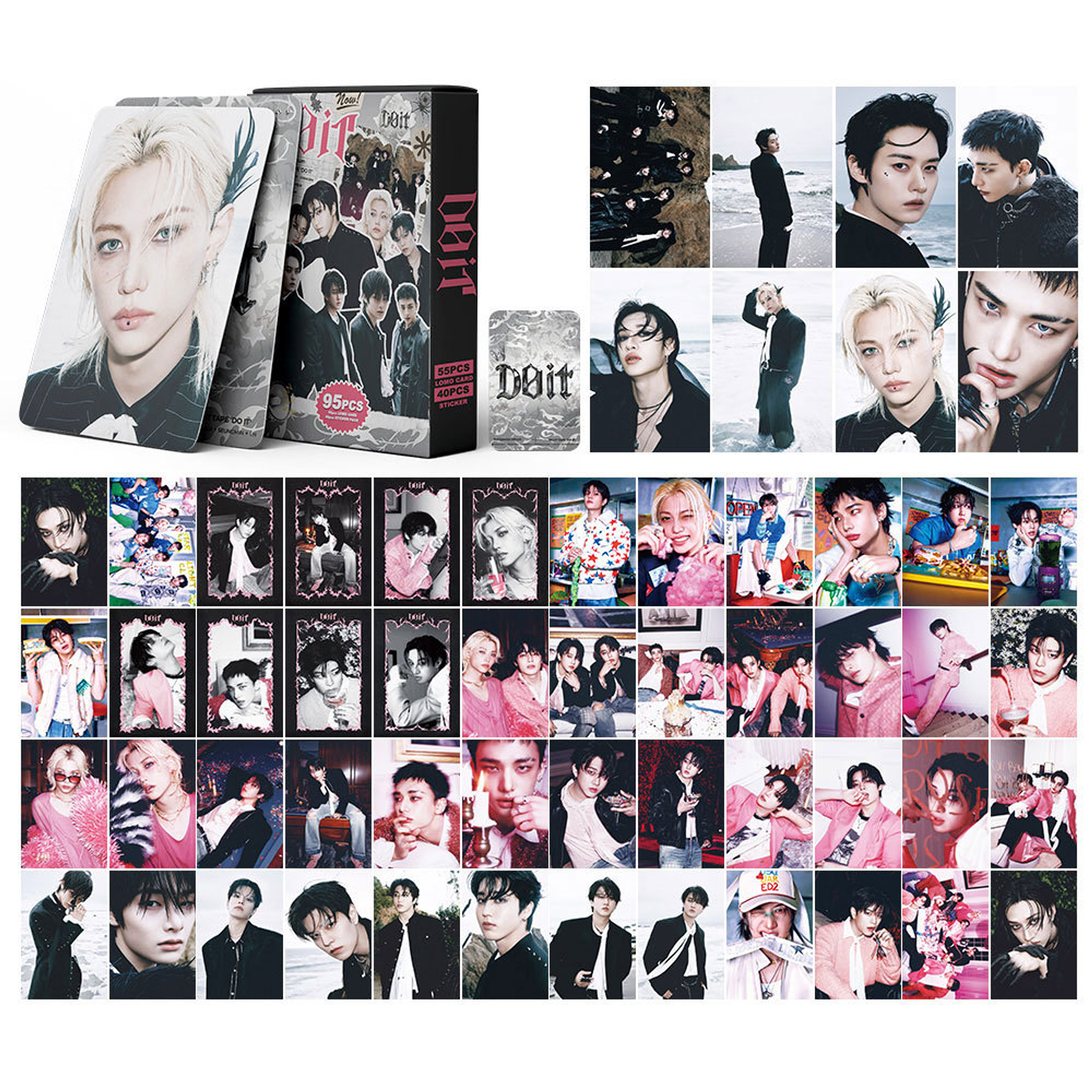 LOMOCARDS STRAY KIDS - DO IT PINK 2