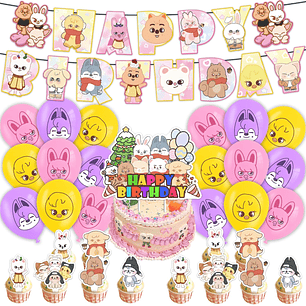 COTILLÓN SKZOO - HAPPY BIRTHDAY