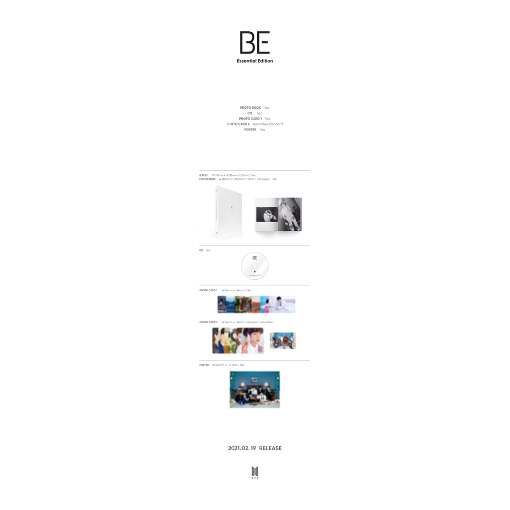 BTS - BE (ESSENTIAL EDITION) 2