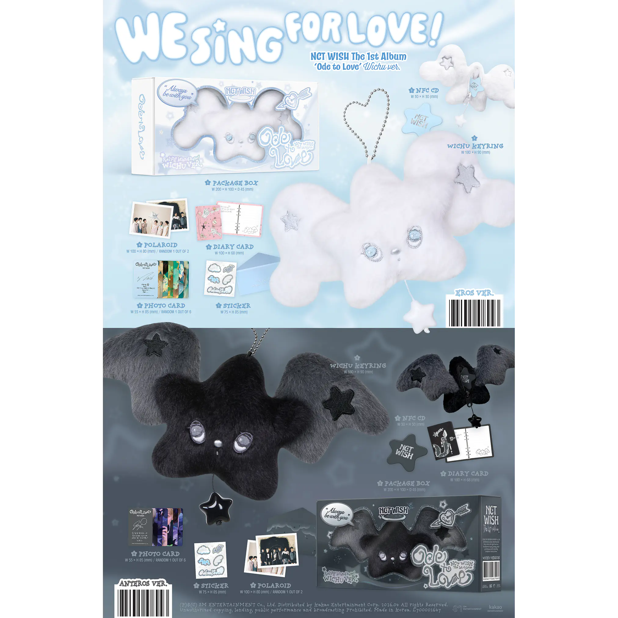[PRE-VENTA] NCT WISH - ODE TO LOVE (WICHU VER.) (SMART ALBUM) 2